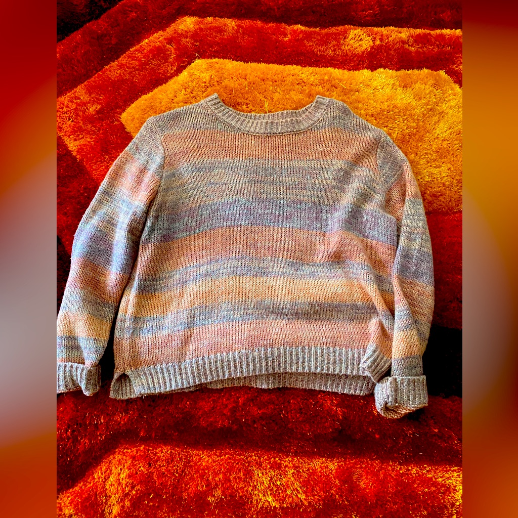 Medium Pink Knit Sweater Mi Ami Brand